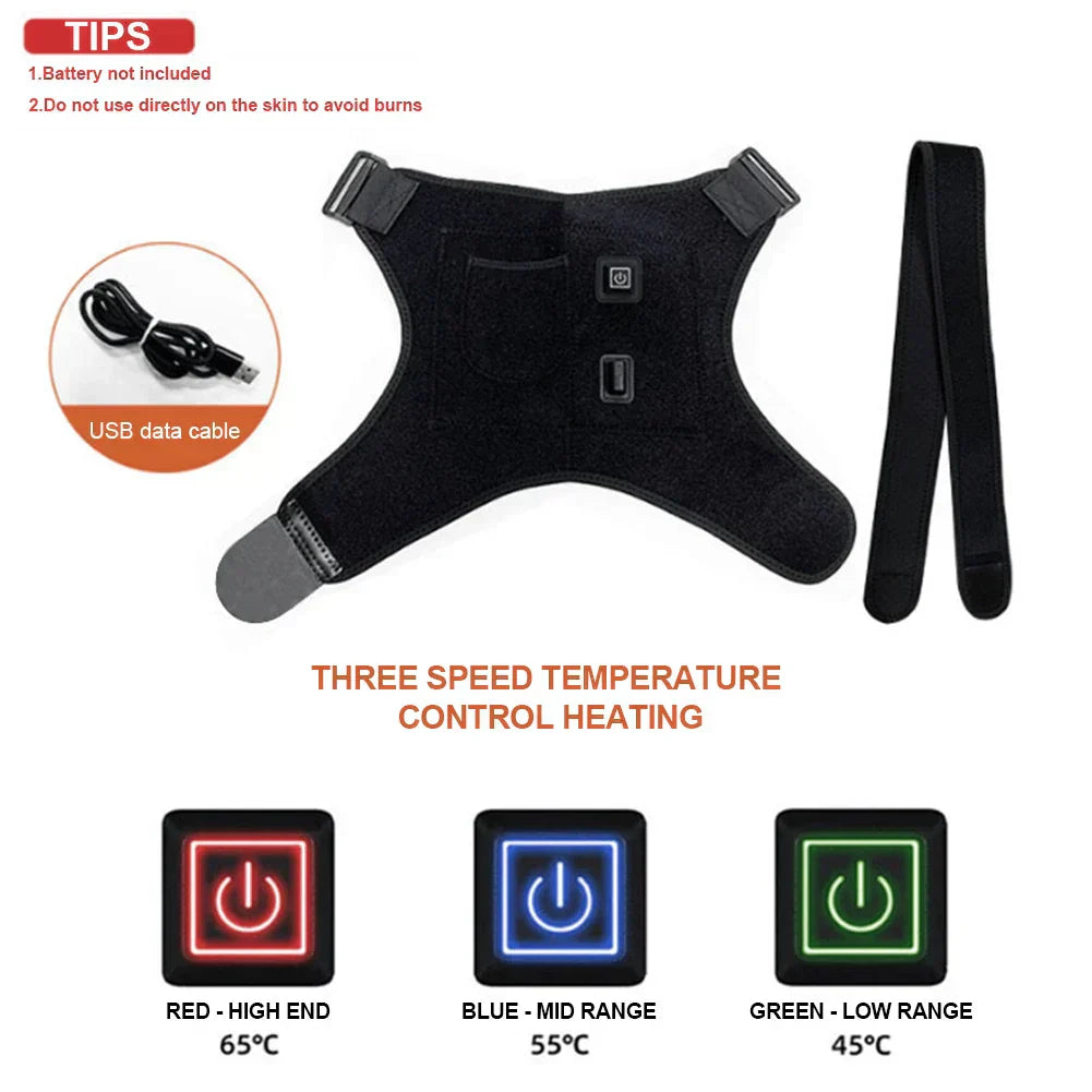 ThermaFlex - Almohadilla Térmica Terapéutica para Hombros